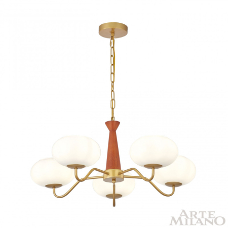 Подвесная люстра Arte Milano 310166/D680/5 BS/WD