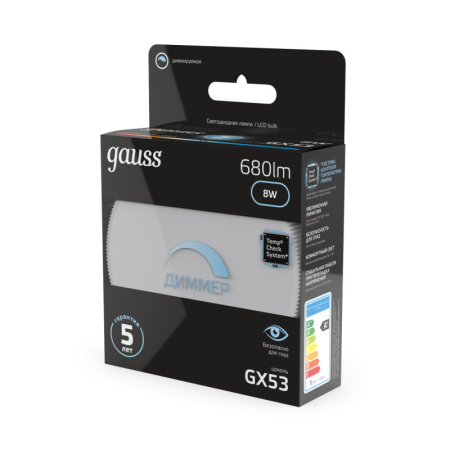 Светодиодная лампа Gauss 108408208-D