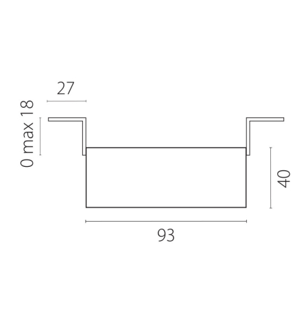Встраиваемый светильник Lightstar G214603GMOD