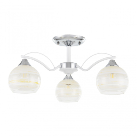 Накладная люстра Arte Milano 326503/3 CR+WH