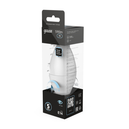 Светодиодная лампа Gauss 103101207-D