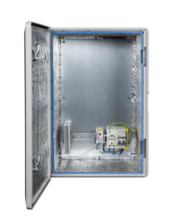 Шкаф монтажный композитный 360х560х250 Пластик-3УТ+ Mastermann 00-01020933