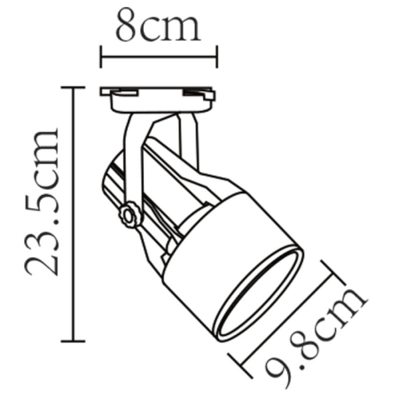 Светильник на шине ARTE Lamp A6252PL-1WH