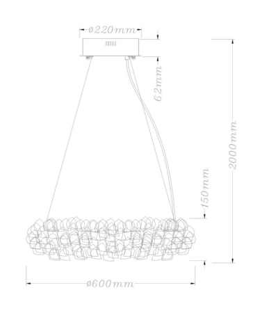 Подвесная люстра Fluorite FL1156-6P