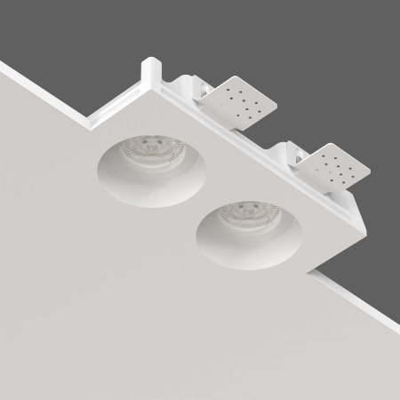 IZAR 80 DUO FLAT Встраиваемый потолочный гипсовый светильник
