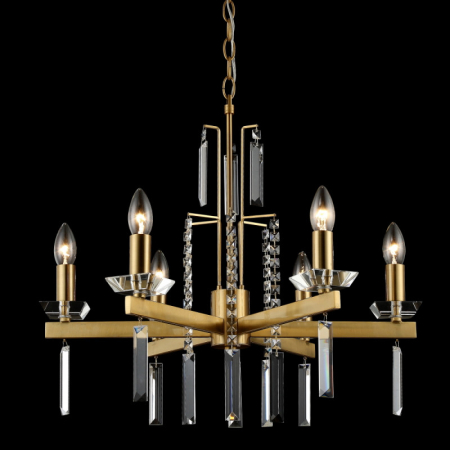 Подвесная люстра Crystal Lux MARRON SP6 BRASS
