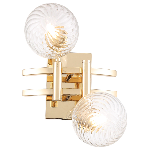 Crystal Lux Бра Crystal Lux LUXURY AP2 GOLD
