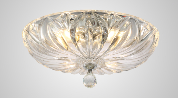 Crystal Lux Светильник потолочный Crystal Lux DENIS D400 CHROME