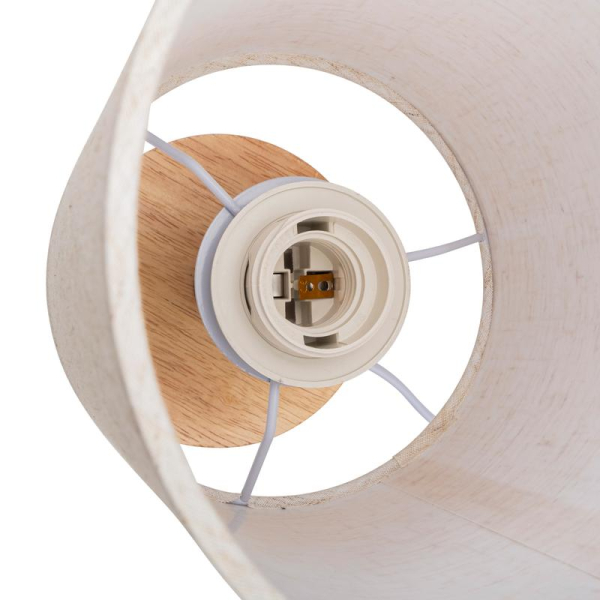 Светильник настольный JH1-01-iv 1х60Вт E27 (основа: натуральное дерево) IP20 JazzWay 5058231