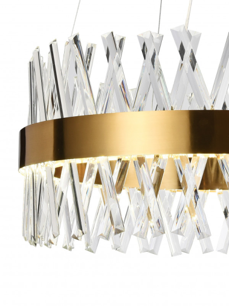 Подвесная люстра Natali Kovaltseva LED LAMPS 81358 GOLD SATIN