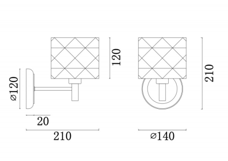Бра Freya FR5044WL-01CH