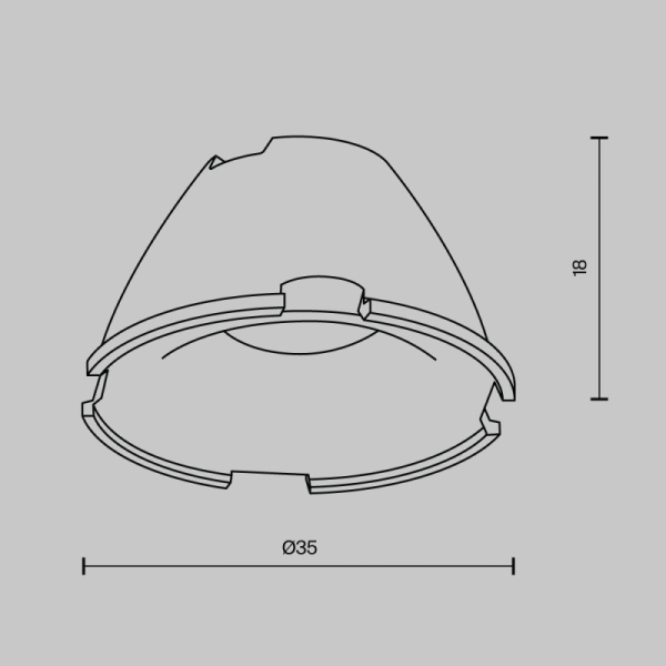 Линза Maytoni Technical LensD35-36