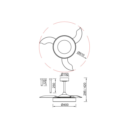 Подвесной светильник Mantra 9064