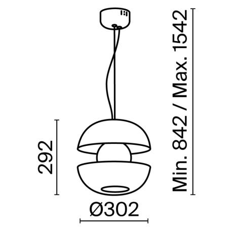 Подвесной светильник Maytoni MOD322PL-L6G3K