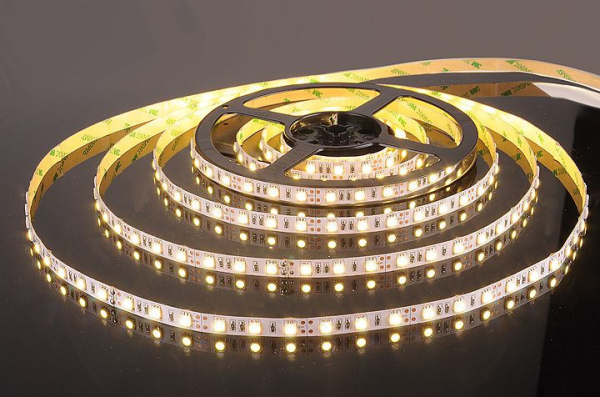 Лента Elektrostandard 5050/60 LED 14.4W IP20 [белая подложка] теплый бел