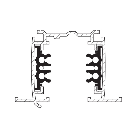 Шинопровод Lightstar 503025-R-DALI