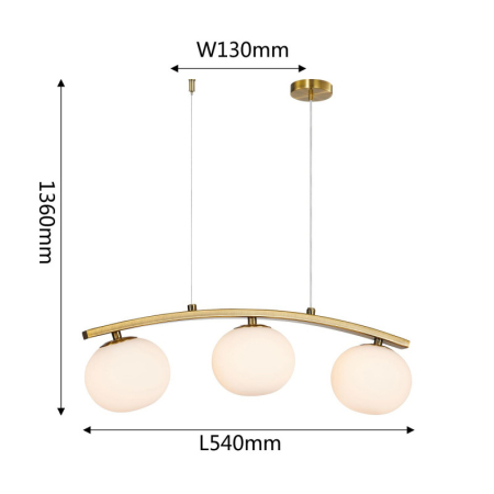 Подвесная люстра Favourite 4055-3P