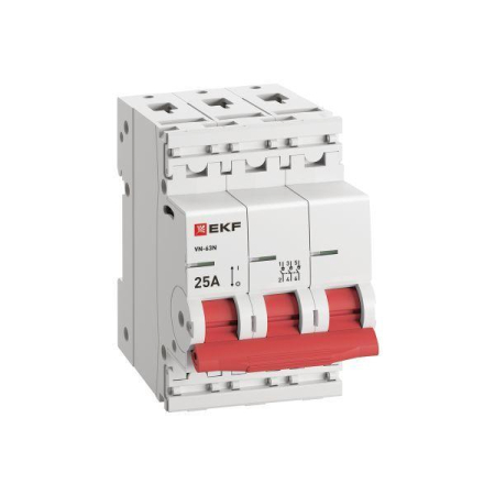 Выключатель нагрузки 3п 25А ВН-63N PROxima EKF S63325