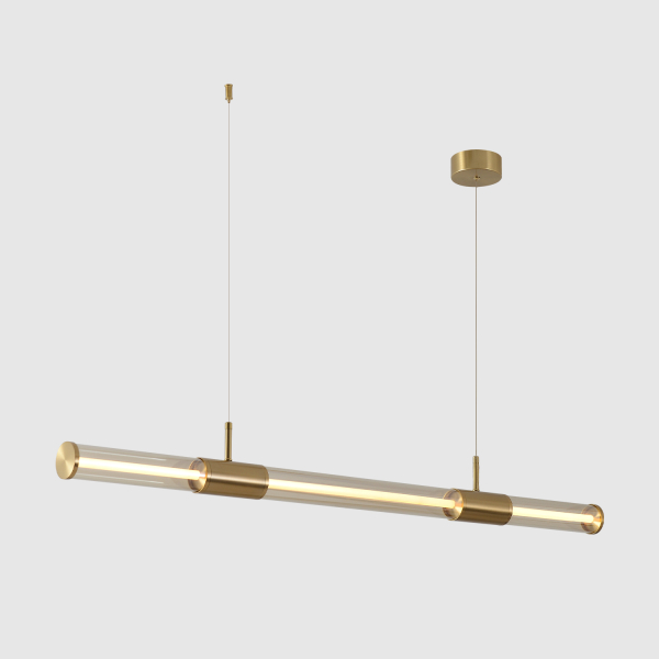 Crystal Lux Светильник подвесной Crystal Lux LINEUP SP24W LED BRASS