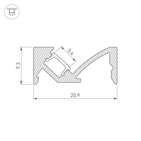 Профиль Arlight 043687