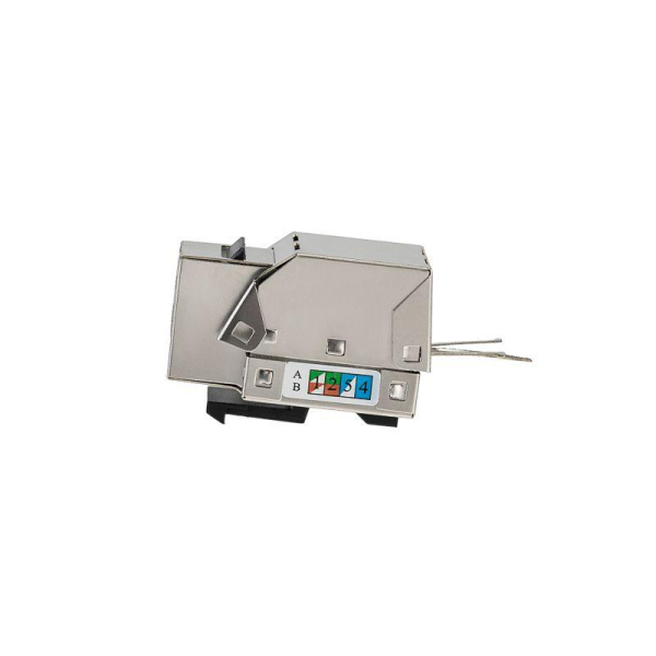 Модуль Keystone Jack RJ-45(8P8C), FTP экранированный, CAT 5e, тип 90 градусов REXANT PRO