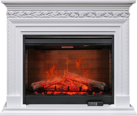 Dimplex Каминокомплект Valletta - Белый с очагом Symphony 30'' DF3020-EU