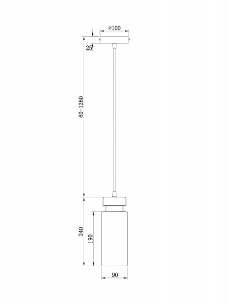 Подвесной светильник Freya FR8011PL-01GB