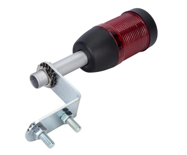 Колонна сигнальная 50мм 24В светодиод LED алюм. настенное соединение 100мм красн. EMAS IK51L024XD01