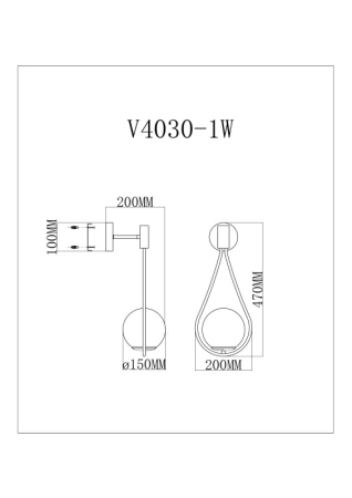 Бра Moderli V11573-1W