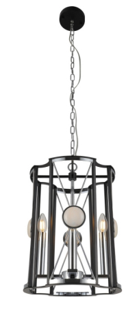 Подвесная люстра Crystal Lux TANDEM SP4 D410 CHROME