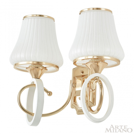 Бра Arte Milano 302387/2W Wh/Gd