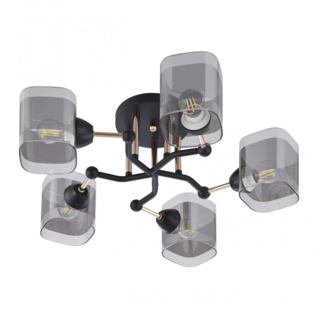 Накладная люстра Arte Milano 324308/5 BK+FG