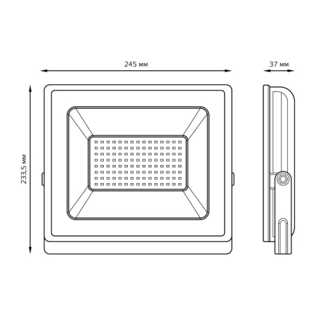 Прожектор Gauss 613120300