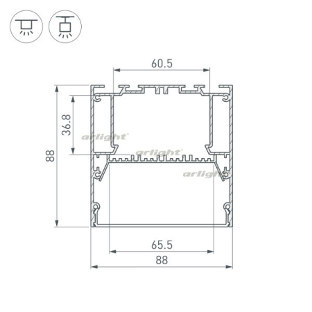 Профиль Arlight 036362