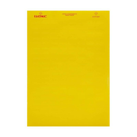 Табличка маркировочная 10х20 желт. (уп.1680шт) DKC SITFP1020Y