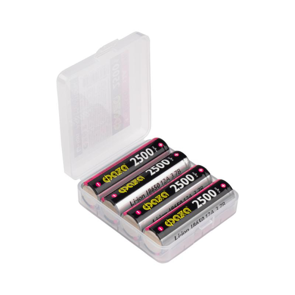 Аккумулятор 18650 3.7В Li-Ion 2500мА.ч без платы защиты PB-4 (уп.4шт) ФАZА 5060326