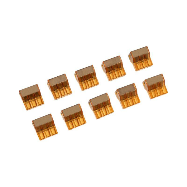 Экспресс-клемма СМК 773-606 с пастой, 6-проводная 0,75-4 мм² (50 шт/уп) REXANT