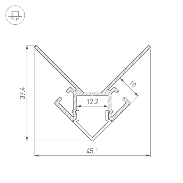 Профиль Arlight 023889