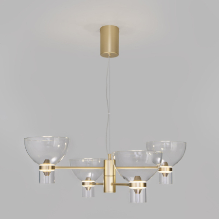 Подвесная люстра Eurosvet 204053 LED латунь