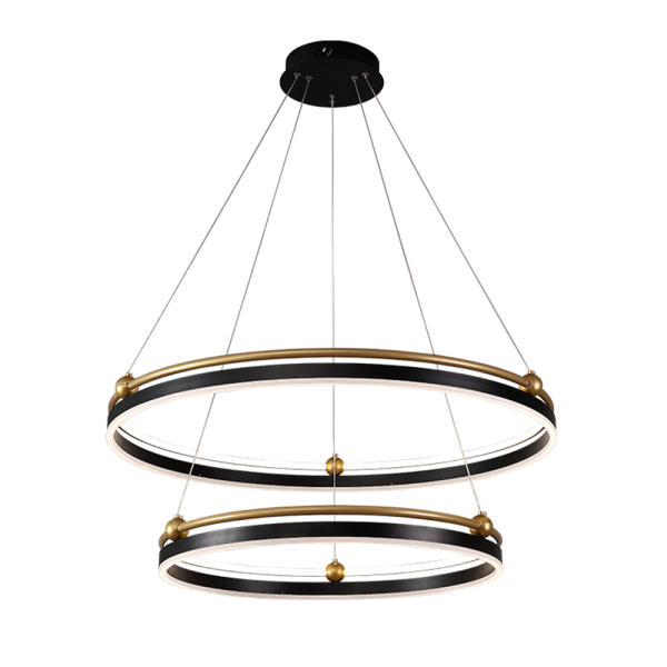 Crystal Lux Люстра Crystal Lux FERNANDO SP123W LED  BLACK/GOLD