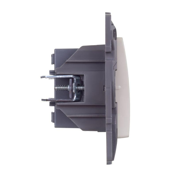 Переключатель перекрестный 1-кл. Etika 250В 10AX винт. зажимы сл. кость IEK 672349