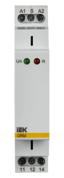 Реле импульсное ORM 1 конт. 12-240В AC/DC IEK ORM-01-ACDC12-240V