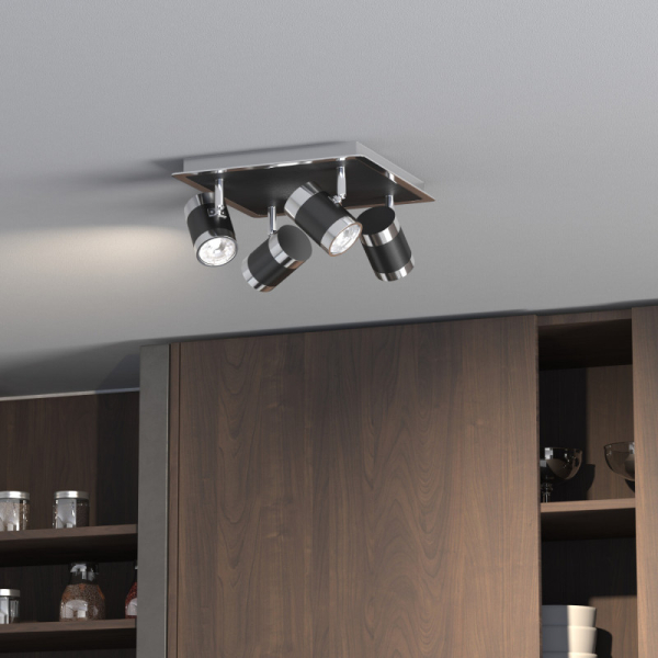 Спот Eurosvet 20058/4 черный