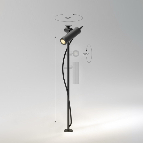 Грунтовый светильник Elektrostandard 35173/S 3000K черный