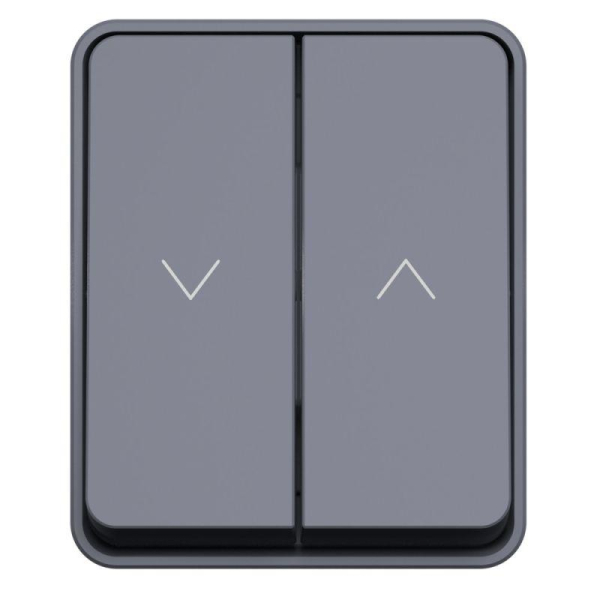 Выключатель для жалюзи 2-кл. ОП AtlasDesign PROFI 10А IP54 антрацит SE ATN544019