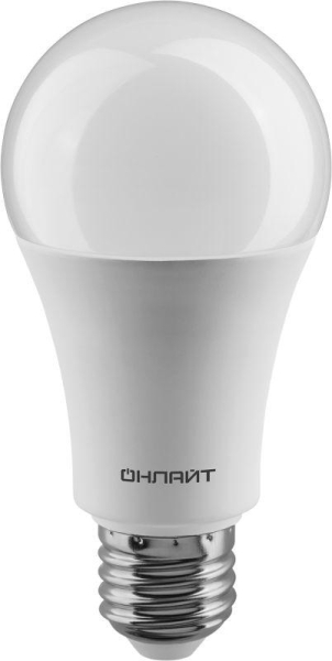 Лампа светодиодная 90 407 OLL-A60-27-230-4K-E27 (PRO 90-240В) ОНЛАЙТ 90407