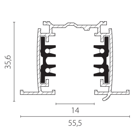 Шинопровод Lightstar 503038-R