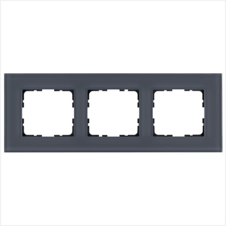 Рамка 3-м G-Glass стекло маренго Jasmart G1003GC