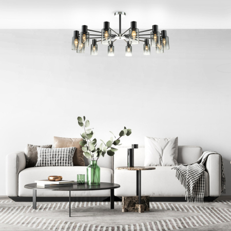 Люстра на штанге Escada 2120/12P Black