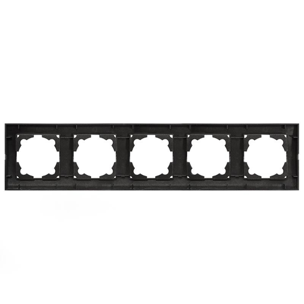 Рамка 5-м Бриллиант горизонт. графит Universal 1028-Gr